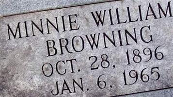 Minnie Williams Browning