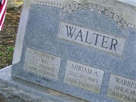 Miriam A Clewell Walter