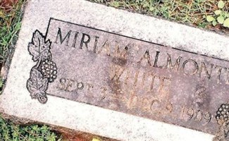 Miriam Almonte White Miriam Almonte White