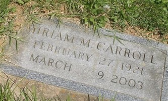 Miriam Christine Main Carroll
