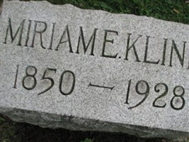 Miriam E Kline