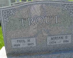Miriam E. (unknown) TROUT