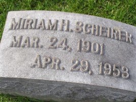 Miriam H. Scheirer Miriam H. Scheirer