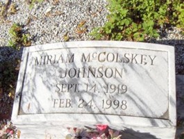 Miriam McColskey Johnson