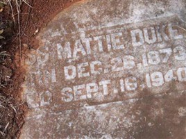 Miss Mattie Duke Miss Mattie Duke