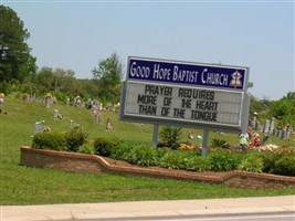 Good Hope Missionary Baptist Church Cemetery Good Hope Missionary Baptist Church Cemetery