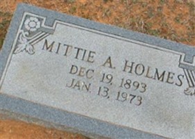 Mittie A Holmes