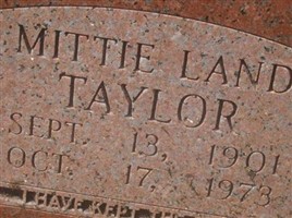 Mittie Land Taylor Mittie Land Taylor