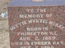 Mittie Myrtis McKee Mittie Myrtis McKee