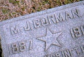 Corp M J Gorman
