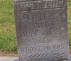 M J "Miss Jane" Thompson
