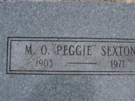 M O 'Peggie' Sexton M O 'Peggie' Sexton