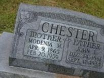 Modena M. Dunn Chester Modena M. Dunn Chester
