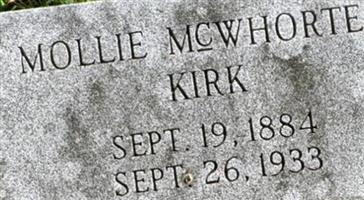 Mollie McWhorter Kirk Mollie McWhorter Kirk