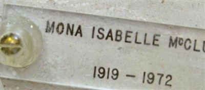 Mona Isabelle McClure Mona Isabelle McClure