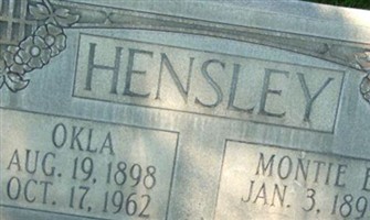 Montie E Hensley Montie E Hensley