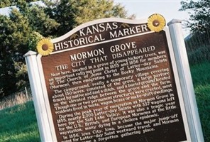 Mormon Grove Historical Marker (Memorial) Mormon Grove Historical Marker (Memorial)