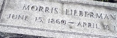 Morris Lieberman Morris Lieberman