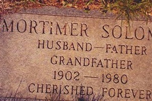 Mortimer Solomon Mortimer Solomon