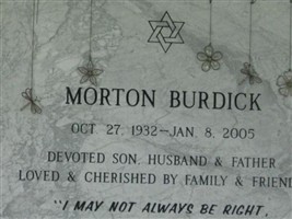 Morton Burdick Morton Burdick