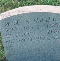 Mose A Miller