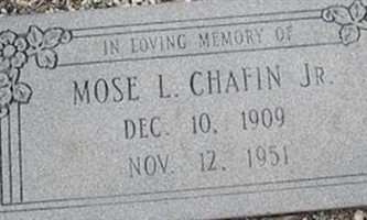 Mose L. Chafin, Jr Mose L. Chafin, Jr