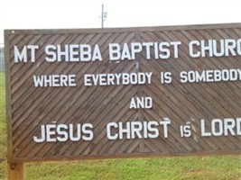 Mount Sheba Baptist Church Cemetery Mount Sheba Baptist Church Cemetery
