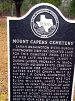 Mount Capers Cemetery Mount Capers Cemetery