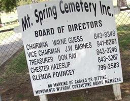 Mountain Springs Cemetery