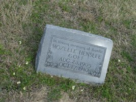 Mozelle Henslee Goff Mozelle Henslee Goff