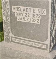 Mrs Addie Nix