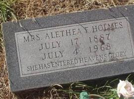 Mrs. Alethea F. Holmes