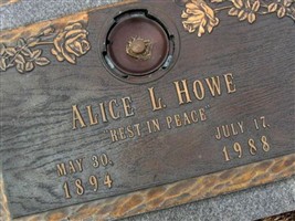 Mrs Alice L. Howe Mrs Alice L. Howe