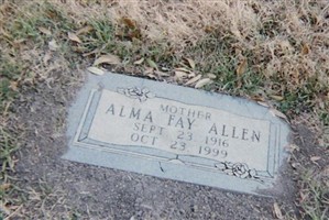 Mrs Alma Fay "Fay" Noble Allen Mrs Alma Fay "Fay" Noble Allen