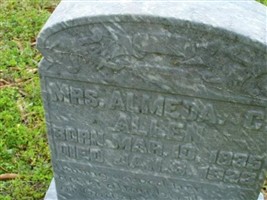 Mrs Almeda C Allen Mrs Almeda C Allen