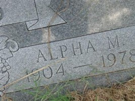 Mrs Alpha M. Lewis