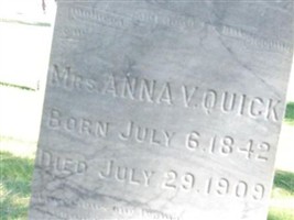 Mrs Anna V. Quick