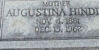 Mrs Augustine Hindle