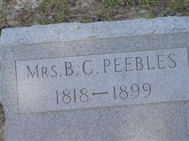 Mrs. B. C. Peebles