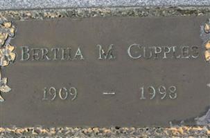 Mrs Bertha Merle Cupples