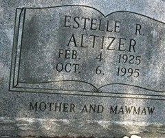 Mrs Estelle Rebecca Altizer