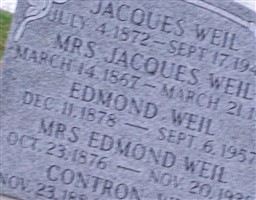 Mrs. Jacques Weil Mrs. Jacques Weil