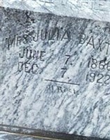 Mrs. Julia Baxter