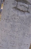 Mrs MA Barrett