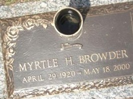 Mrs Myrtle Hodge Ard Browder