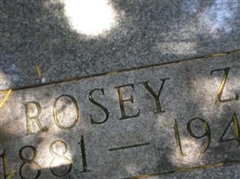 Mrs Rosey Z. Ramey Spohn