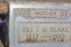 Mrs T. M. Blake Mrs T. M. Blake