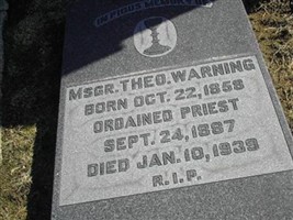 Msgr. Theo. Warning
