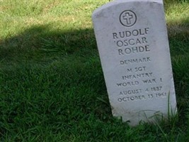 MSgt Rudolf Oscar Rohde MSgt Rudolf Oscar Rohde