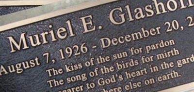 Muriel E. Glashoff Muriel E. Glashoff